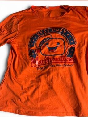 Stay Puft Marshmallows Orange Kids Graphic Tee